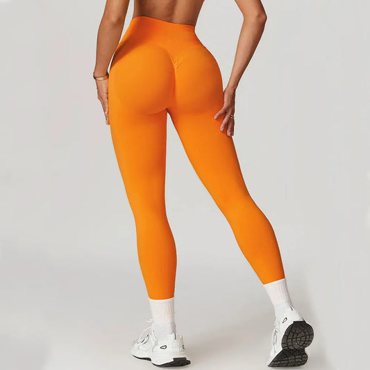 High Waist Seamless Push Up Yoga Leggings