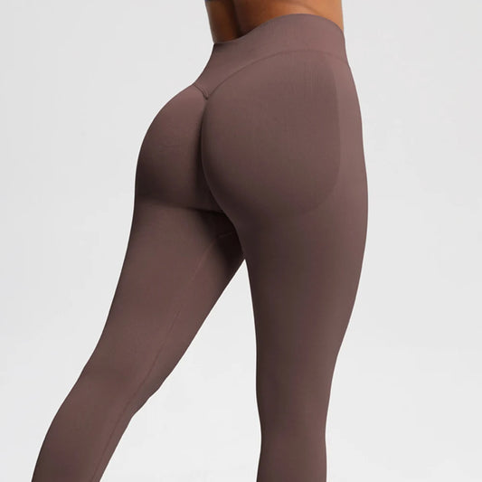 Plus Size Seamless Scrunch Butt Lift Leggings – 28 Colors