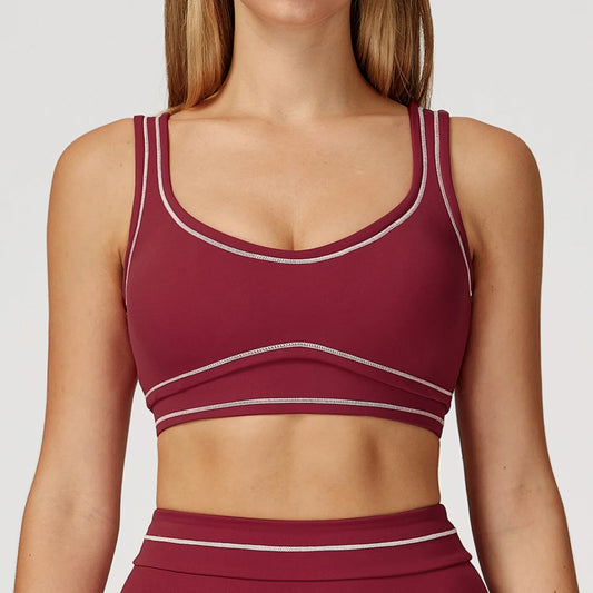 High Impact Backless Push Up Sports Bra