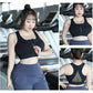 Front Zipper Push Up Sports Bra – Shockproof Gym Crop Top