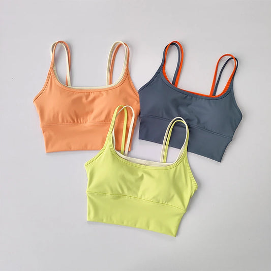 Shock Absorbing Double Strap Sports Bra – Quick Dry