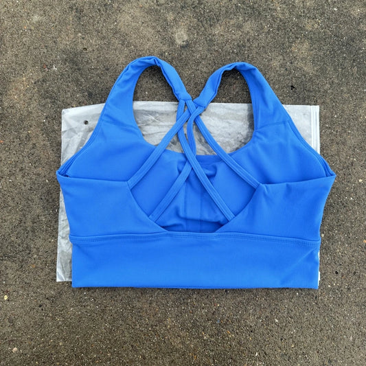 Butter Soft Cross Back Push Up Sports Bra