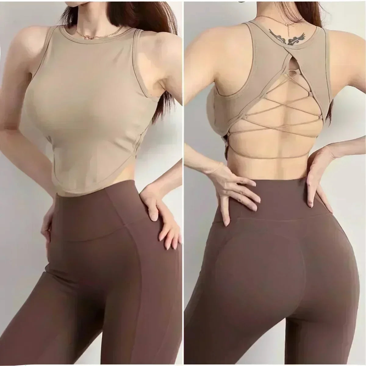 Front Zipper Push Up Sports Bra – Shockproof Gym Crop Top