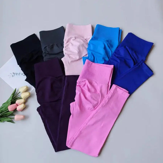 High Waist Seamless Push Up Gym Leggings